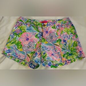 Lilly Pulitzer 5" Callahan Short Lilly Loves Hawaii Size 6